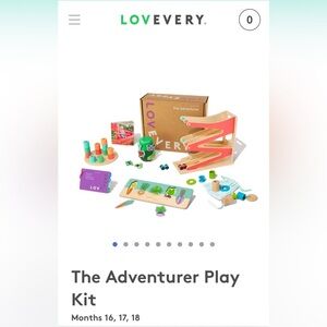 Lovevery in original box The Pioner/Adventurer